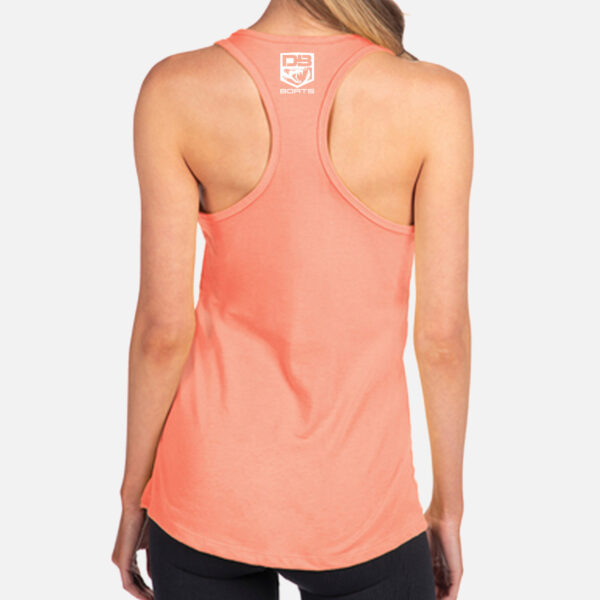 DB Boats Logo Coral Tank Top - Image 2