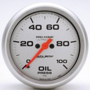 Autometer Electric Oil Pressure Gauge Ultra Lite