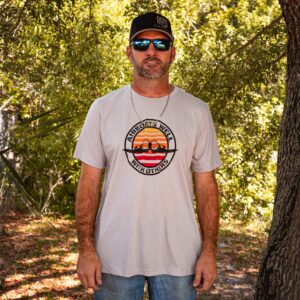 Diamondback Airboats "Airboats Well With Others" Unisex T-SHIRT- Stone