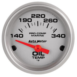 Autometer Mechanical Oil Temperature Gauge Ultra Lite Marine
