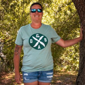 Diamondback Airboats "DBA Prop" Unisex T-SHIRT- Stonewash Green
