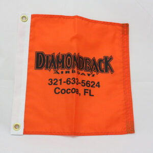 Orange Flag with Diamondback Logo