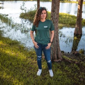 Diamondback Airboats "On The River Turtle" Unisex T-SHIRT- Heather Forest